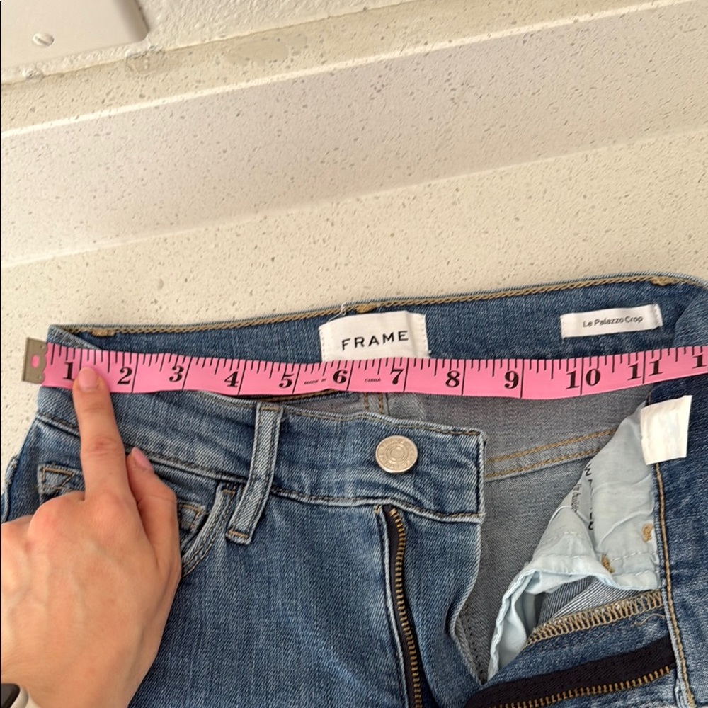Frame Denim Blue Flare & Wide Leg Jeans - Picture 3 of 4